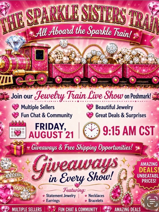 Jewelry - ⭐️⭐️⭐️⭐️The Sparkle Sisters Train⭐️⭐️⭐️⭐️